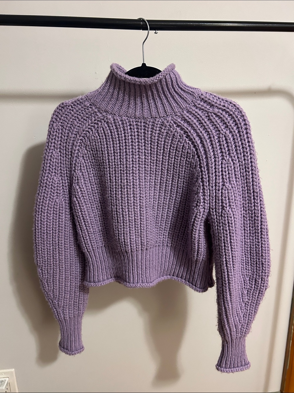 Lilac Chunky Knit Sweater